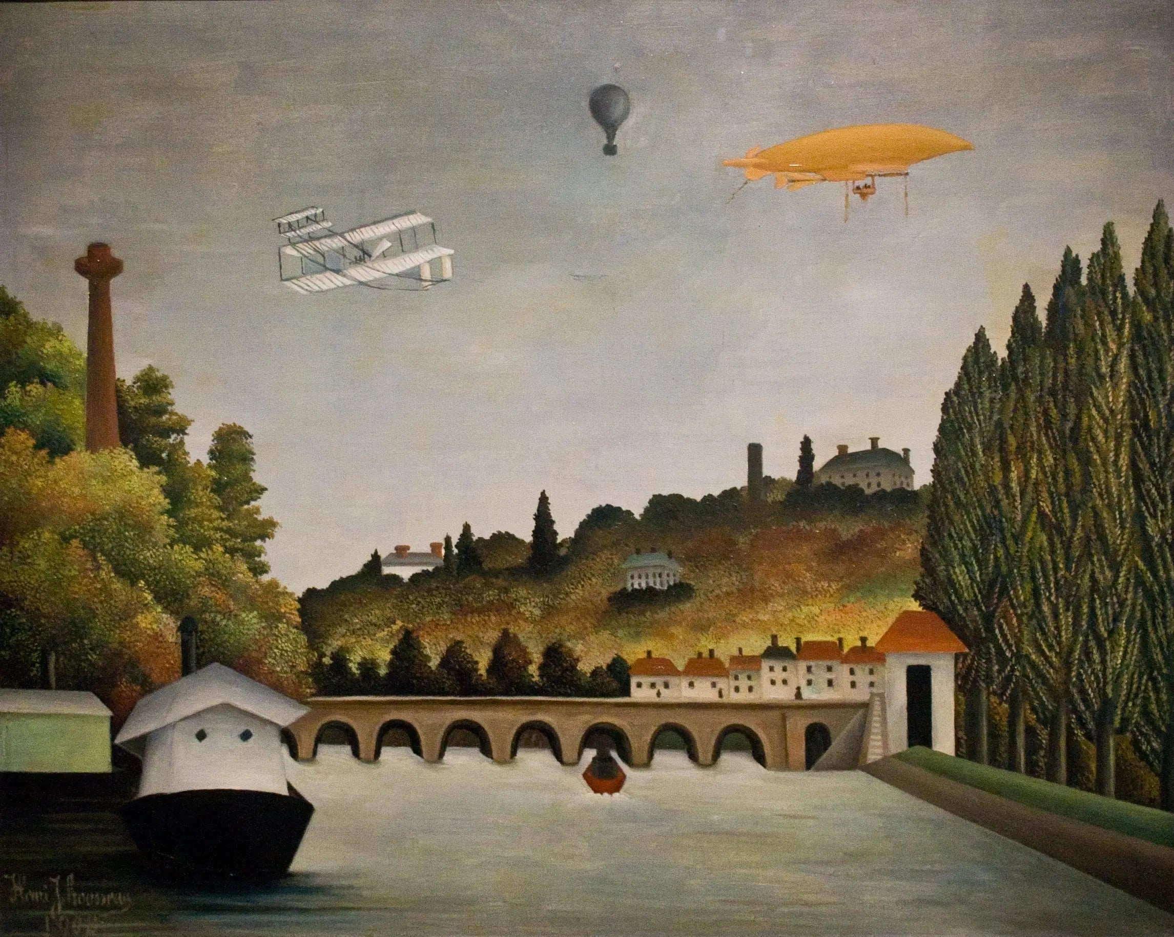 Vue du pont de Sèvres - Henri Rousseau - Alpha Reproduction