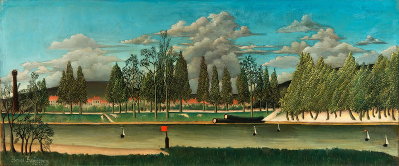 Vue du quai d'Asnières - Henri Rousseau