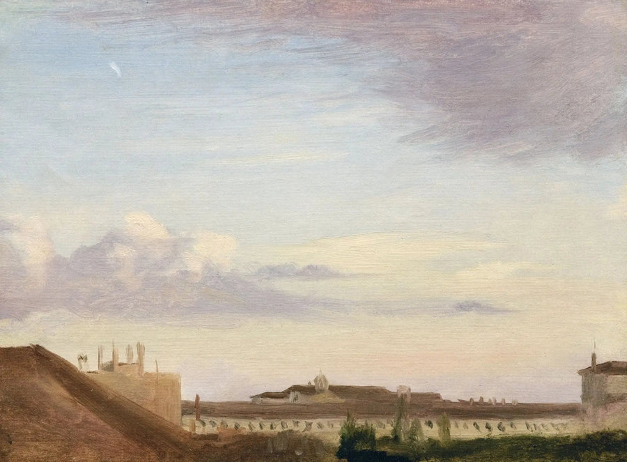 Vue du Quirinal - Edgar Degas