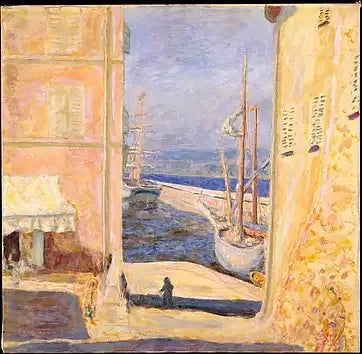 Vue du vieux port, Saint-Tropez - Pierre Bonnard