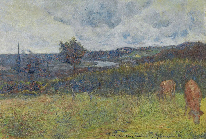 Vue générale de Rouen - Paul Gauguin