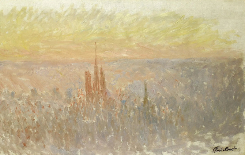 Vue générale de Rouen W1315 – Claude Monet