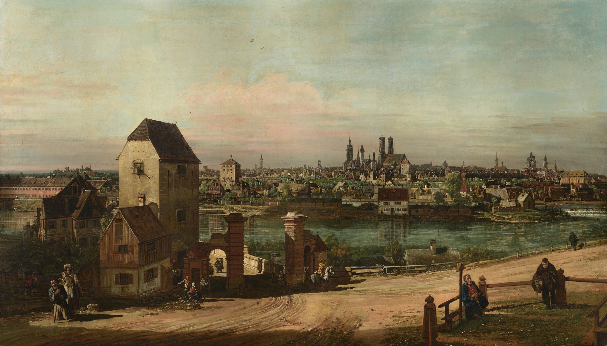 Vue de Munich - Bernardo Bellotto