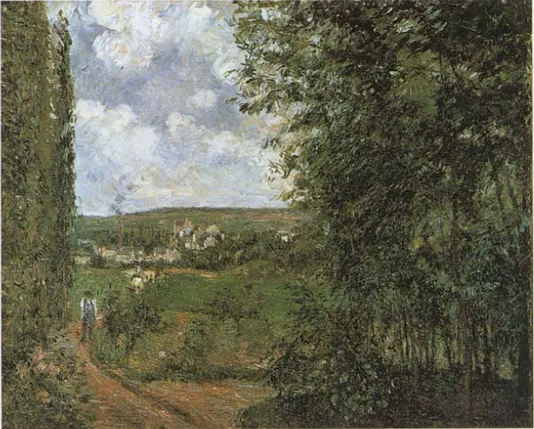Vue prise de la côte des Gratte-Coqs, Pontoise - Camille Pissarro