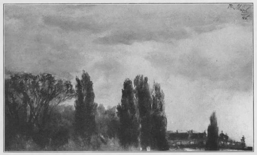Vue sur le parc du prince Albrecht - Adolph von Menzel