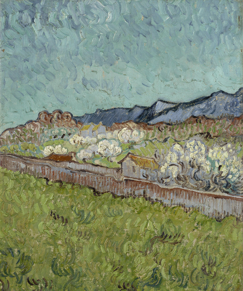 Vue sur les Alpilles – Vincent van Gogh