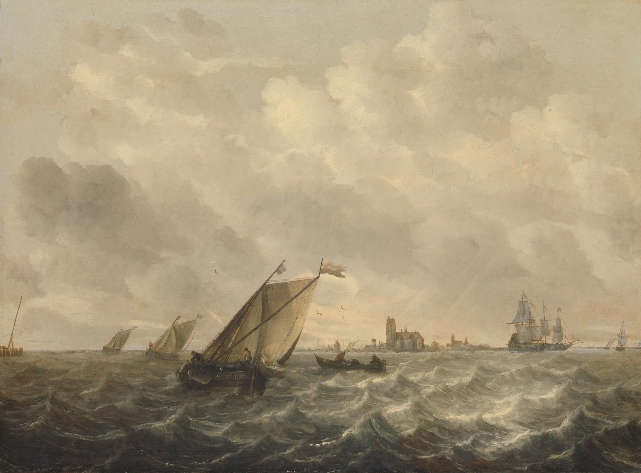 Vue sur la rivière. - Abraham van Beijeren