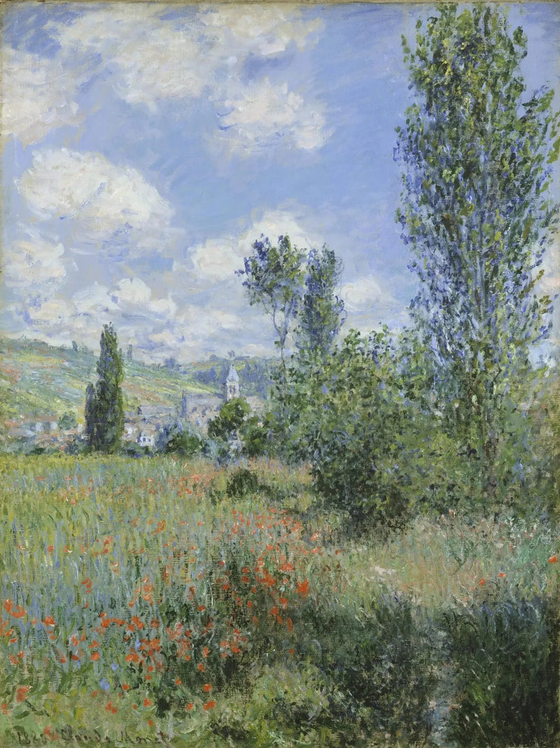 Vue de Vétheuil W592 – Claude Monet