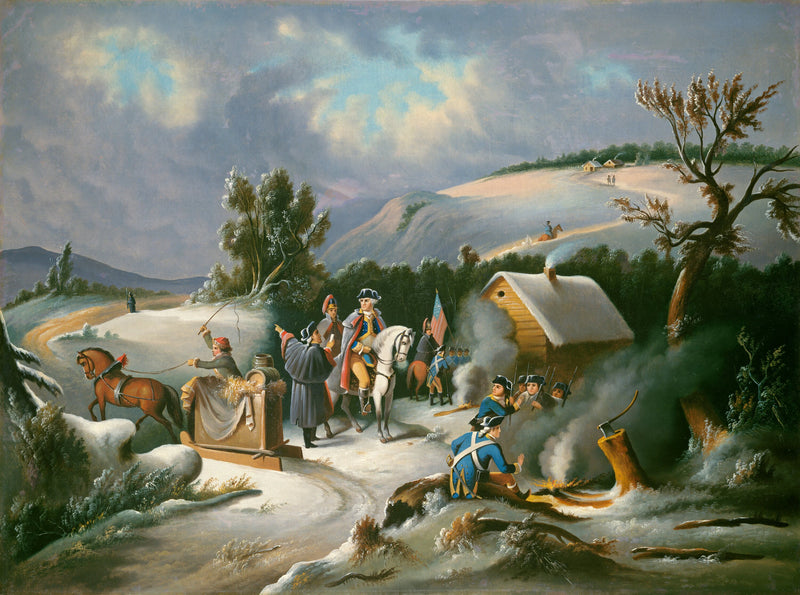 Washington à Valley Forge - American 19th Century