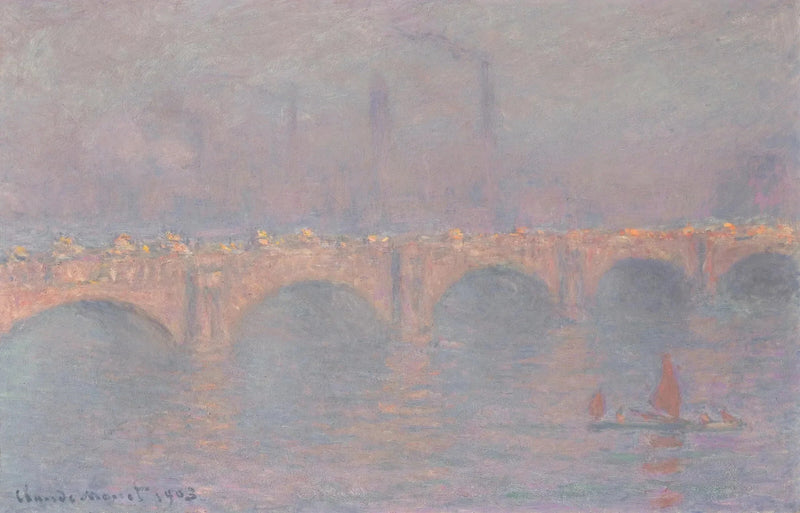 Waterloo Bridge, soleil voilé W1591 – Claude Monet