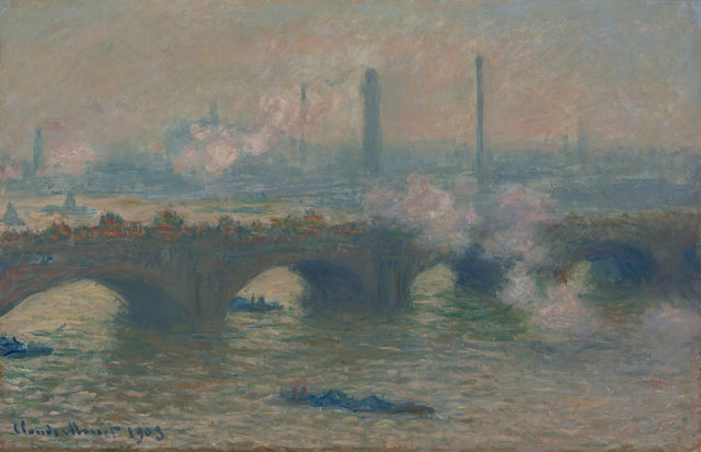 Waterloo Bridge, jour gris – Claude Monet