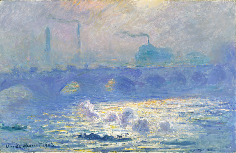 Waterloo Bridge, effet de soleil – Claude Monet