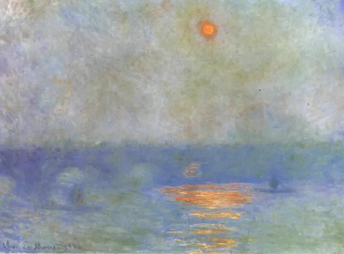 Waterloo Bridge : le soleil dans le brouillard – Claude Monet
