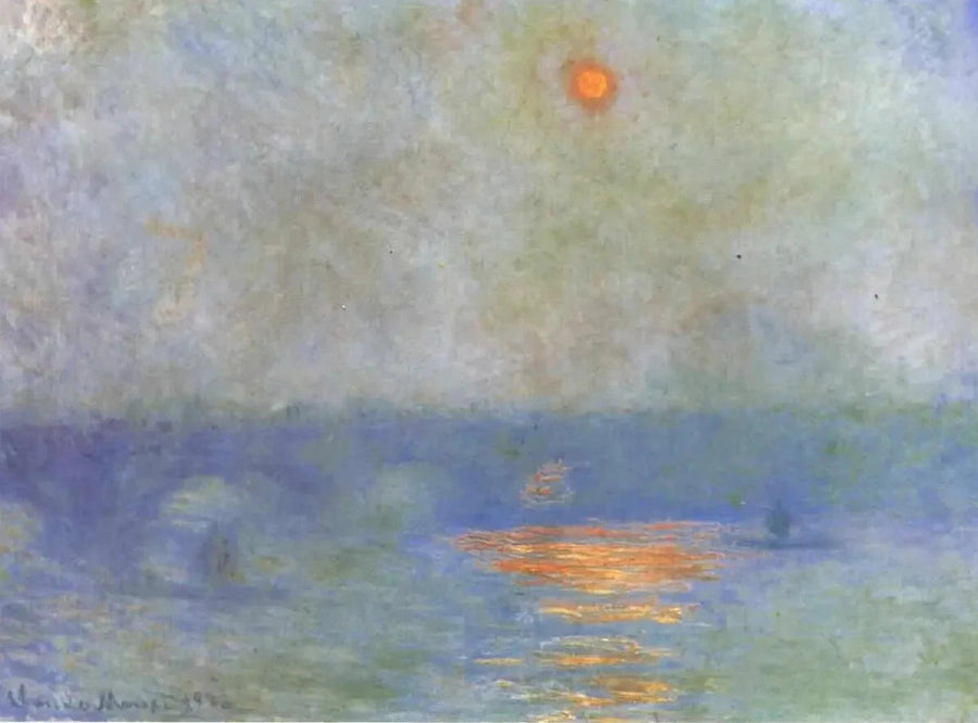 Waterloo Bridge : le soleil dans le brouillard – Claude Monet