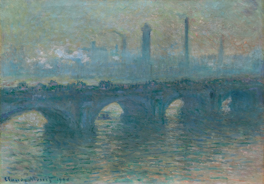 Waterloo Bridge, temps gris, Chicago W1557 – Claude Monet