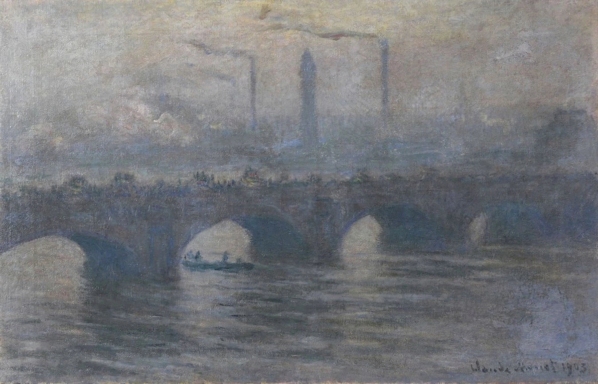 Waterloo Bridge, temps gris W1562 – Claude Monet