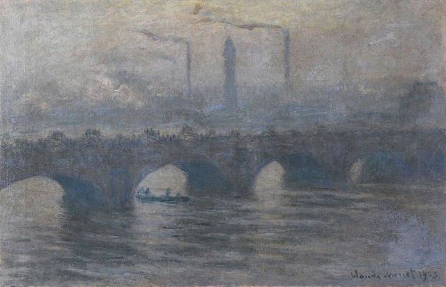 Waterloo Bridge, temps gris W1562 – Claude Monet