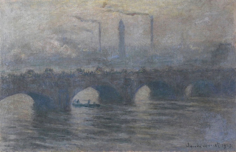 Waterloo Bridge, temps gris W1562 – Claude Monet