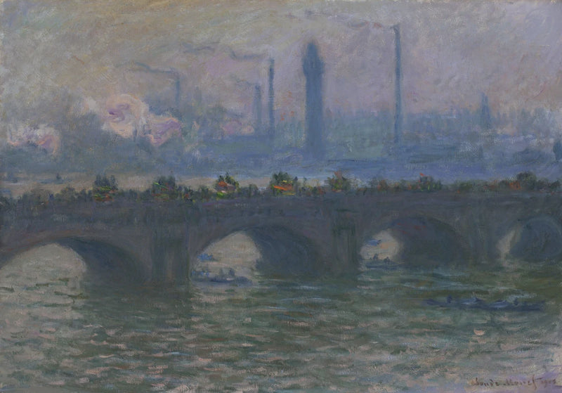 Le Pont de Waterloo, version de Worcester – Claude Monet