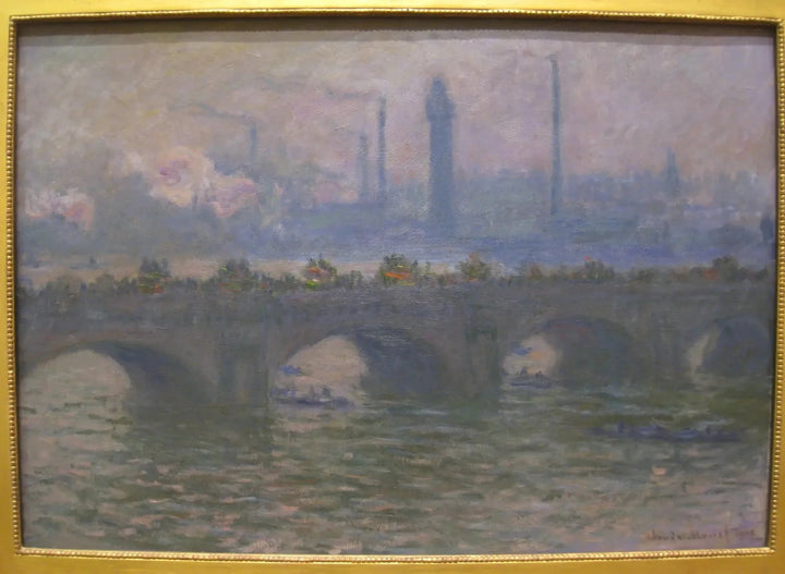 Le Pont de Waterloo, version de Worcester – Claude Monet