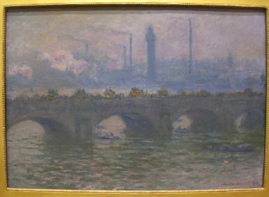 Le Pont de Waterloo, version de Worcester – Claude Monet