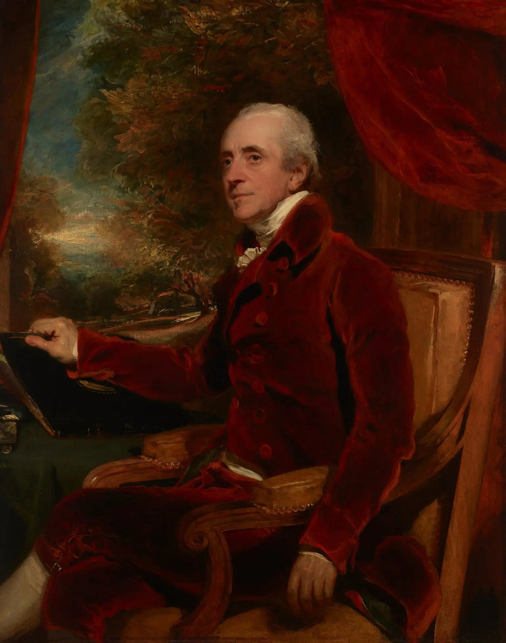 William Baker (1743–1824) - Thomas Lawrence image 1 reproduction de peinture à l’huile