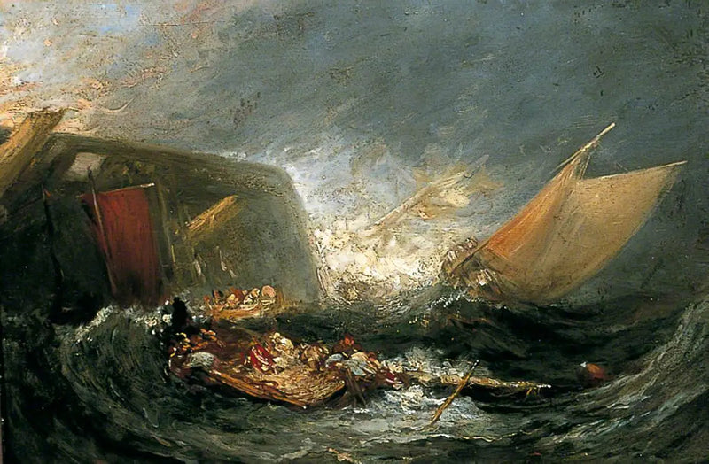 Wreck of a Transport Ship - J. M. W. Turner