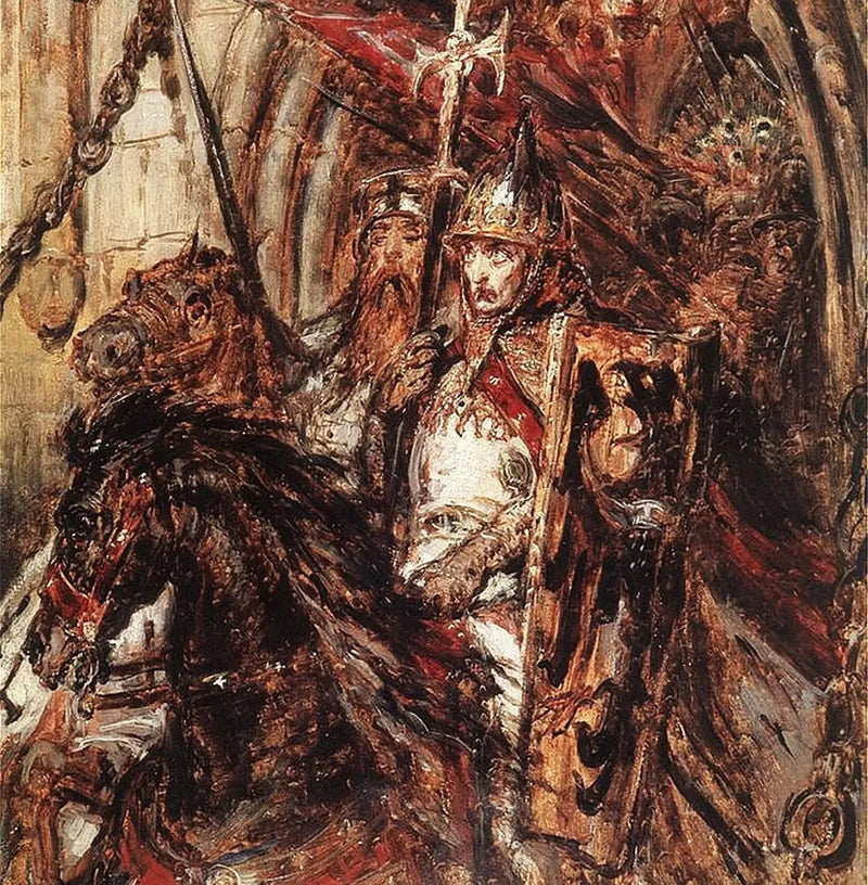 Wyjazd Henryka Pobożnego z Legnicy - Jan Matejko