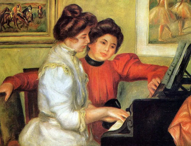 Yvonne et Christine Lerolle au piano - Pierre-Auguste Renoir