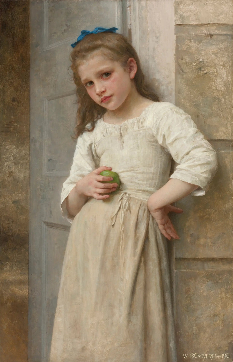 Yvonne sur le pas de la porte - Bouguereau