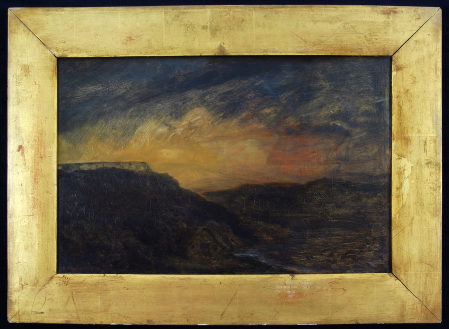 Zonsondergang in de omgeving van Reuil - Ary Scheffer